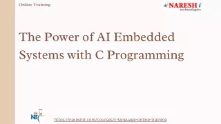 The Power of AI Embedded Systems with C Programming