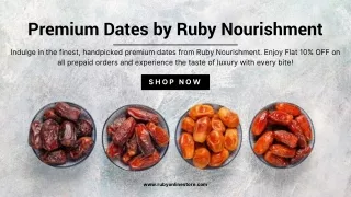 Premium Dates by Ruby Nourishment