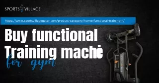 Best Functional Training Machine for Gym – Sports Village