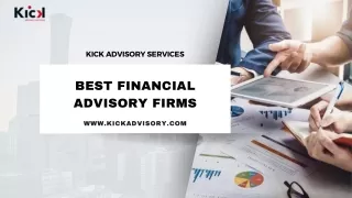 best financial advisory firms