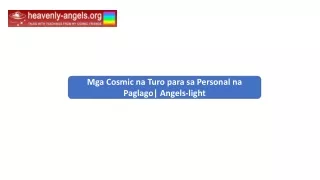 Mga Cosmic na Turo para sa Personal na Paglago Angels-light