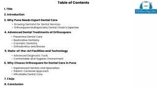 Orthosquare - Your friendly neighborhood dentist in Pune