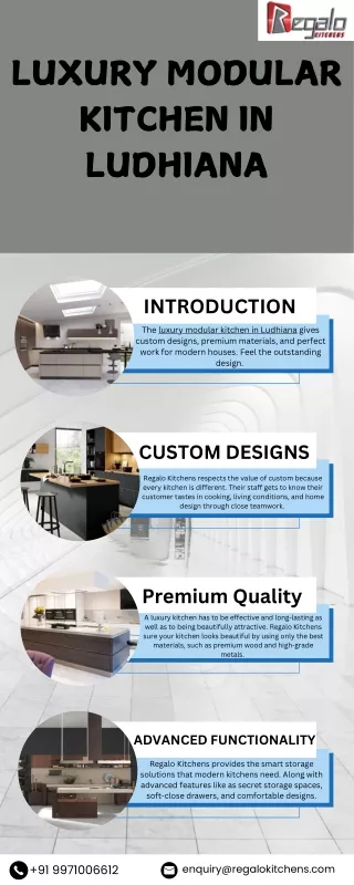 Luxury Modular Kitchen In Ludhiana