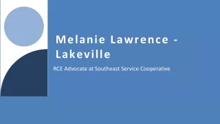 Melanie Lawrence - Lakeville - A Forward-Thinking Planner