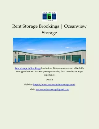 Rent Storage Brookings