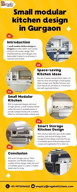 Small Modular Kitchen Design
