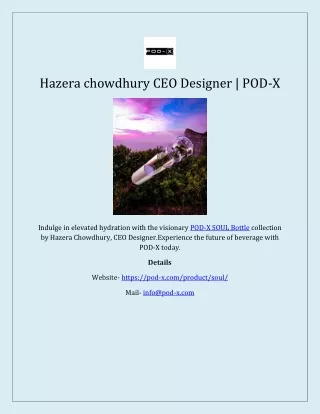 Hazera chowdhury CEO Designer