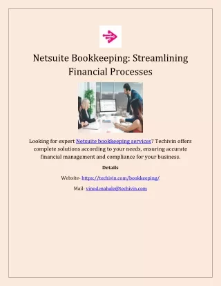 Netsuite Bookkeeping: Streamlining Financial Processes