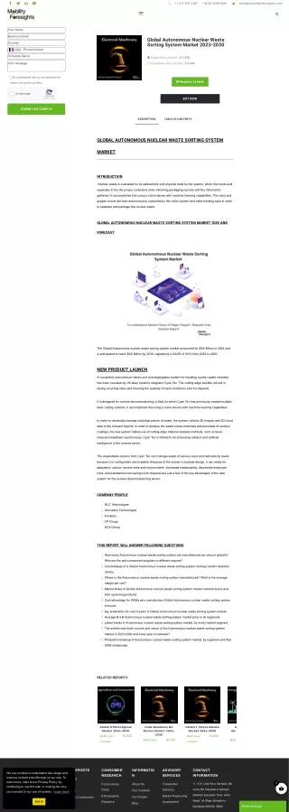 Global Autonomous Nuclear Waste Sorting System Market Trend