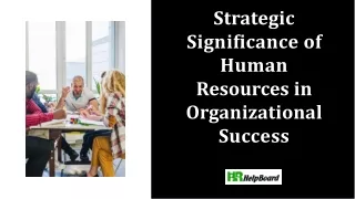 Human Resources Importance