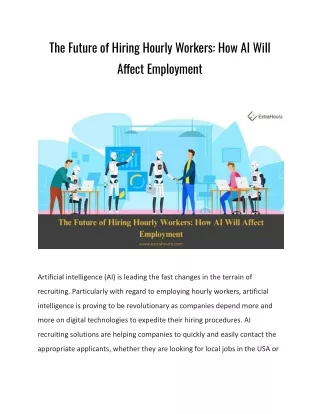 The Future of Hiring Hourly Workers_ How AI Will Affect Employment