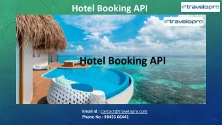 Hotel Booking API