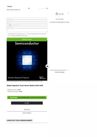 CAPACITIVE TOUCH SENSOR MARKET