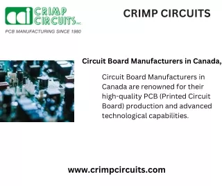 PCB Prototype Services in Canada: Fast, Reliable, and Custom Solutions