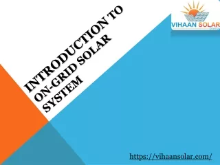on-grid solar system