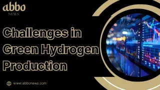 Navigating The Challenges in Green Hydrogen Production: A Detailed Look