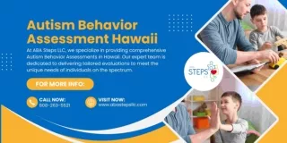 Autism Behavior Assessment Hawaii