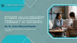 Stress Management Therapy in Chicago