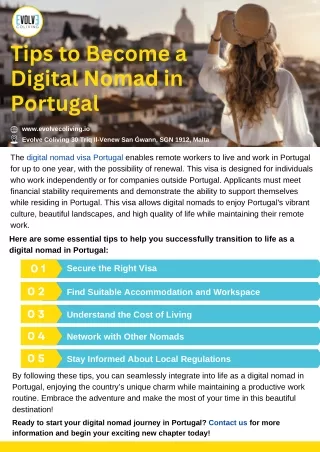 Tips to Become a Digital Nomad in Portugal