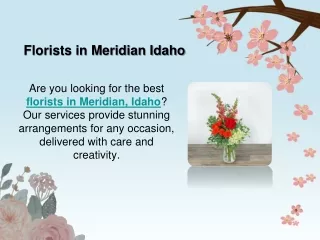 Florists in Meridian Idaho