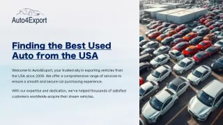 Buy Used Cars from the USA - Quality American Vehicles for Sale