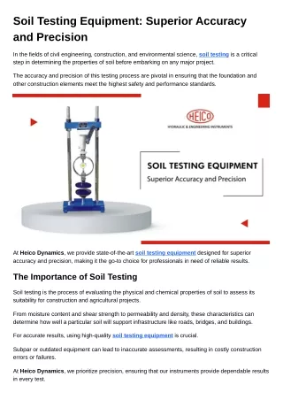 Soil Testing Equipment Superior Accuracy and Precision (1)