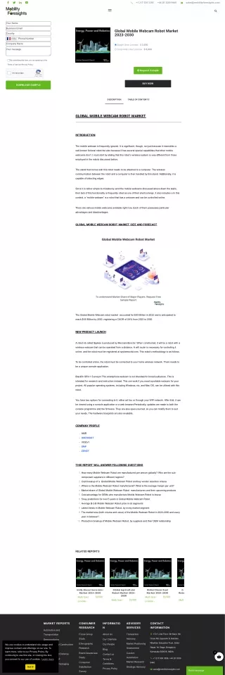 mobilityforesights_com Mobile Webcam Robot Market