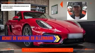 achat de voiture en Allemagne