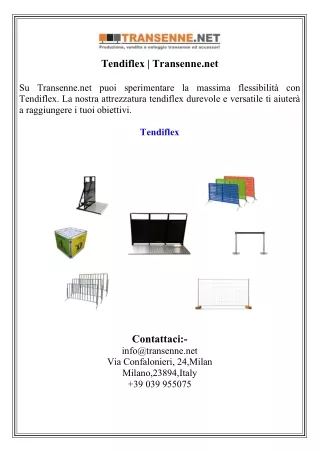 Tendiflex  Transenne.net