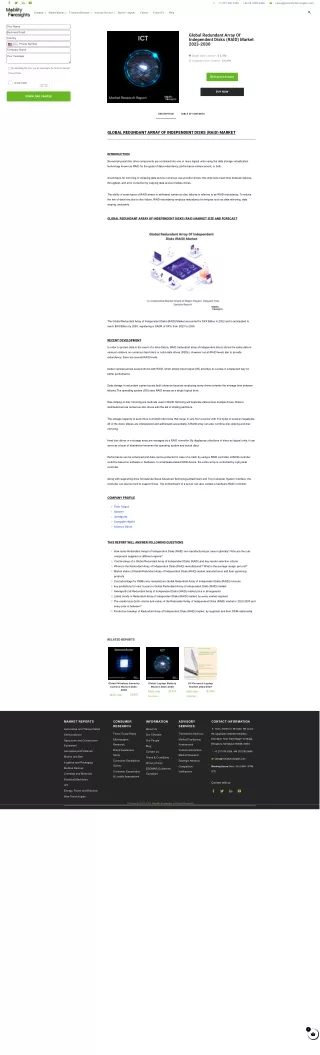 Global Redundant Array Of Independent Disks (RAID) Market size 2023-2030