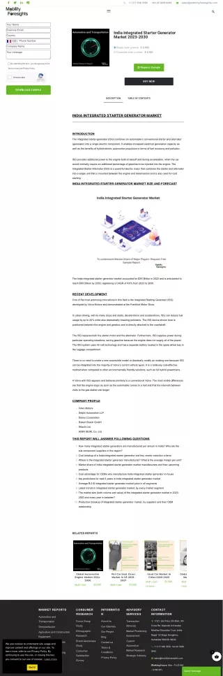 Driving Sustainability: The Role of Integrated Starter Generators