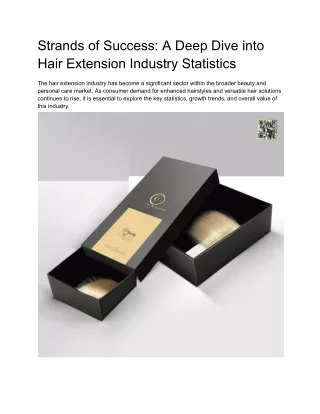 Strands of Success_ A Deep Dive into Hair Extension Industry Statistics