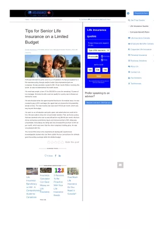 Laddering Policies: IDC's Technique for Flexible Senior Coverage