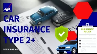ประกันรถยนต์ชั้น 2  | AXA Insurance