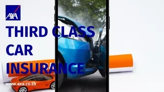 ประกันรถชั้น3 | AXA Insurance