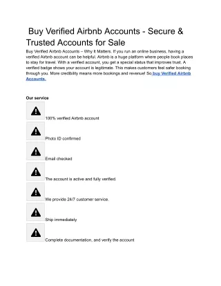 _Buy Verified Airbnb Accounts - Secure & Trusted Accounts for Sale