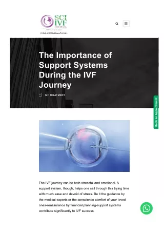 The Importance of Support Systems During the IVF Journey