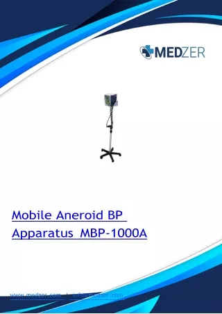 Mobile Aneroid BP Apparatus