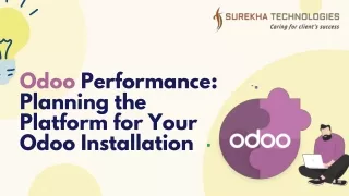 Odoo Performance Planning the Platform for Your Odoo Installation