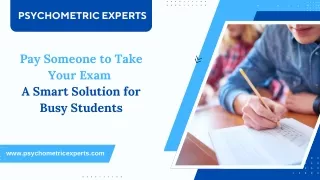 Pay Someone to Take Your Exam A Smart Solution for Busy Students