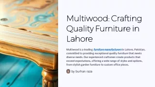 Multiwood-Crafting-Quality-Furniture-in-Lahore