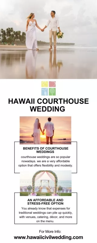 Hawaii Courthouse Wedding