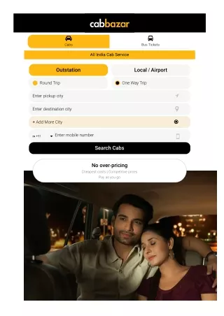 Taxi service in Indore