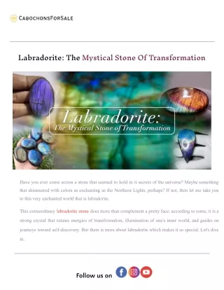 Labradorite_ The Mystical Stone Of Transformation.docx