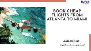 Book cheap flights from atlanta to miami