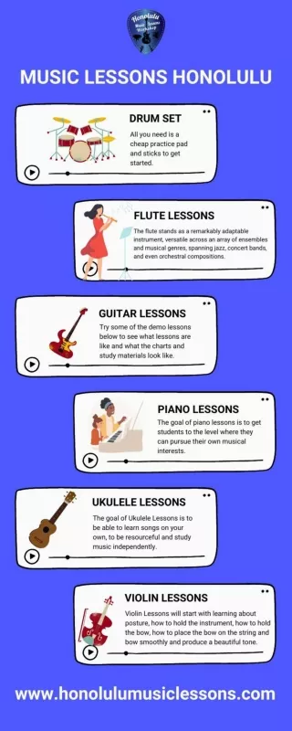 Music lessons Honolulu