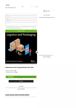 BANANA FIBRE PACKAGING MARKET