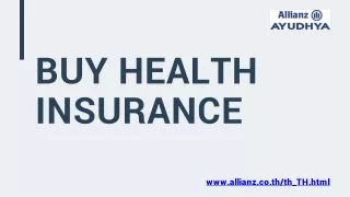 ซื้อประกันสุขภาพ | Allianz Ayudhya Assurance Public Co. Ltd