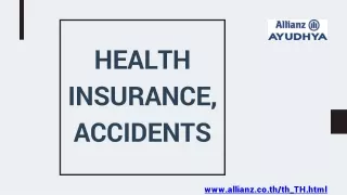 ประกันสุขภาพ อุบัติเหตุ | Allianz Ayudhya Assurance Public Co. Ltd