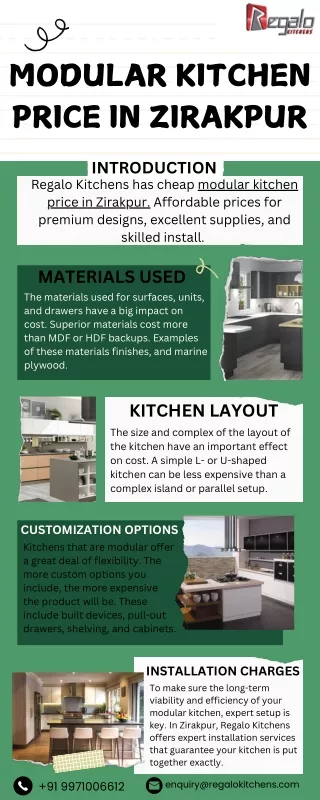 Modular Kitchen Price In Zirakpur